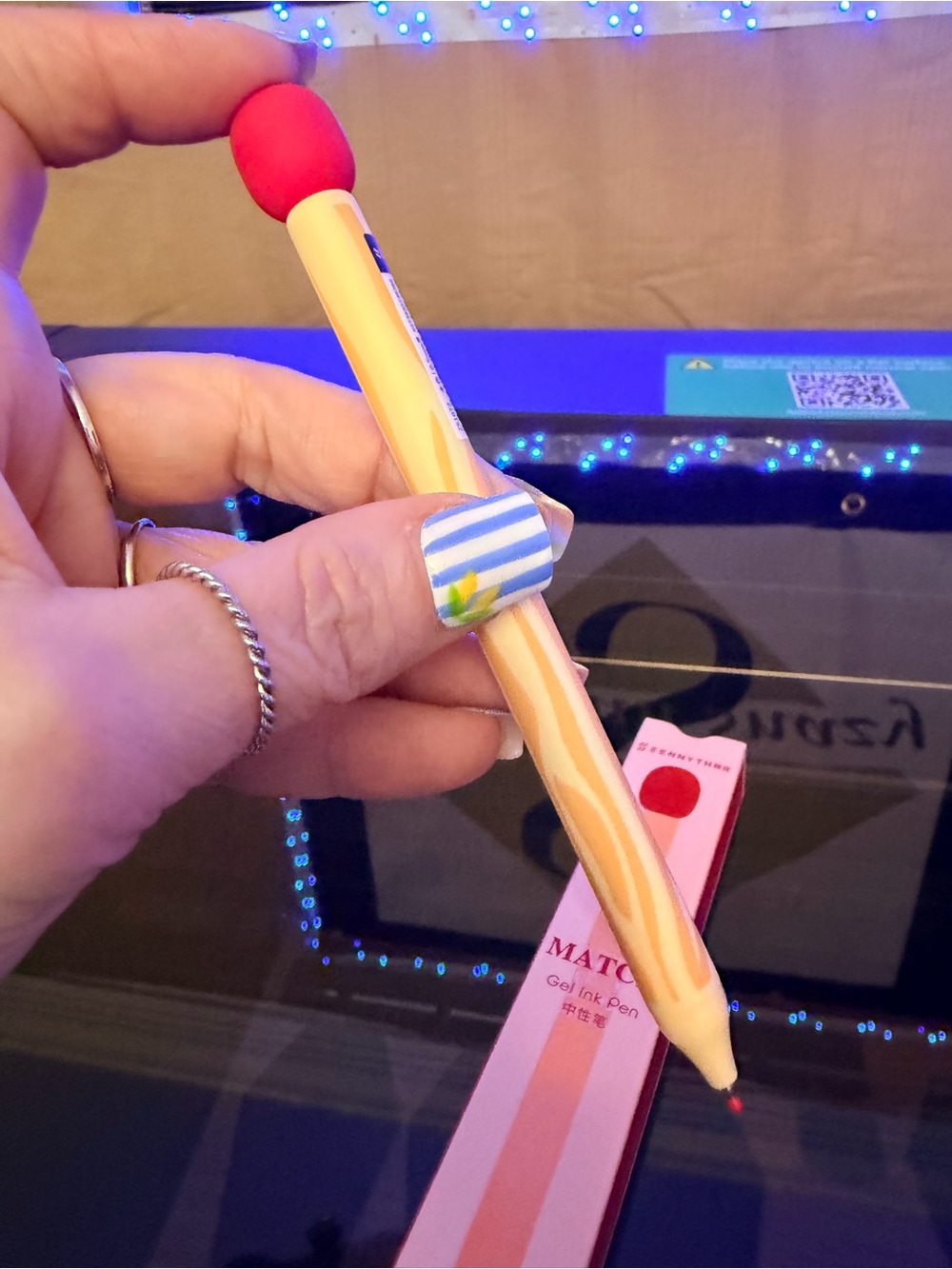 Matchstick Gel Pen New in Box - Picture 3 of 3